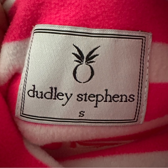Tuckernuck Dudley Stephens Parker Slope Stripe Pink White Turtleneck Small - Picture 7 of 10
